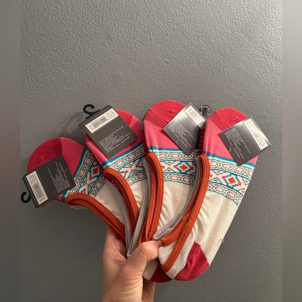 NEW w tags 8 pairs Eddie Bauer No-Show Socks liners sz 5-10 - Picture 2 of 6